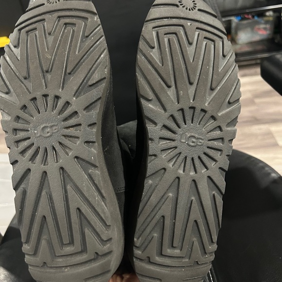 UGG Black Suede Boots size 8 - Picture 7 of 8